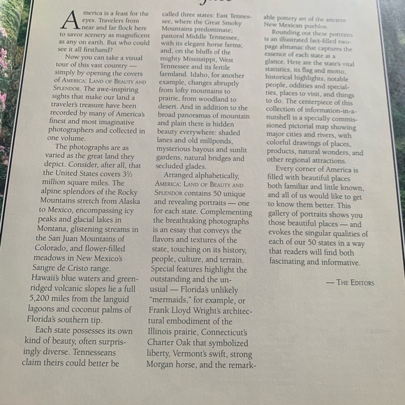 Readers Digest America Land of Beauty and Splendor Hatd Covered Book 432 pages - Picture 7 of 10